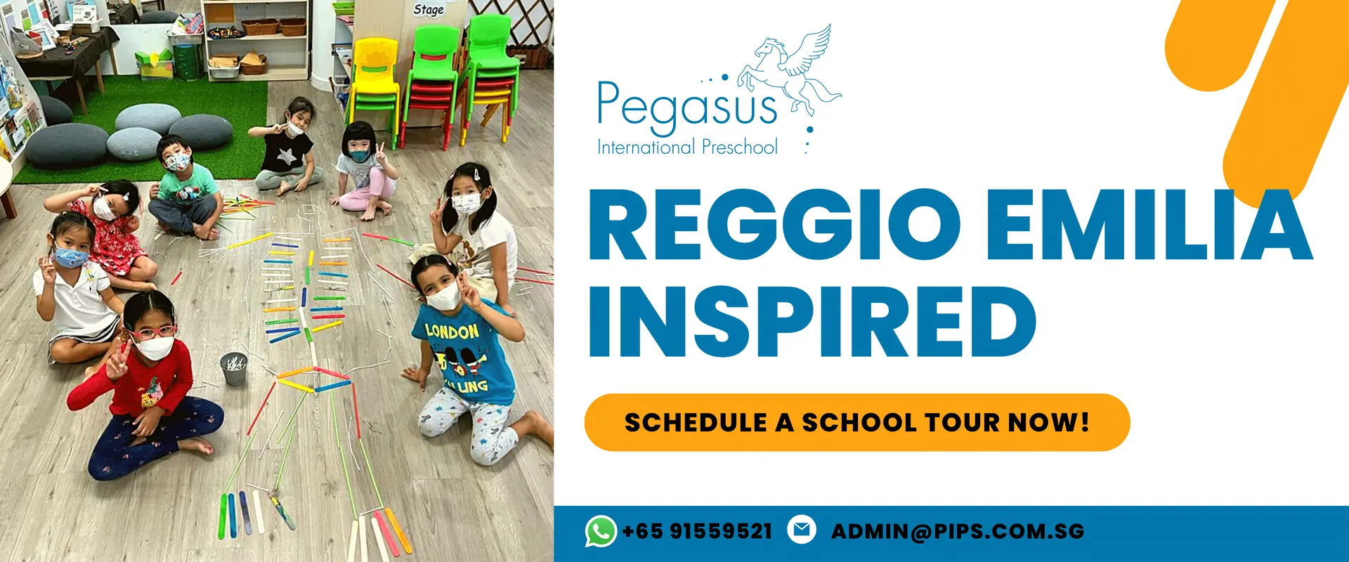 Children playing in a Reggio Emilia–inspired preschool